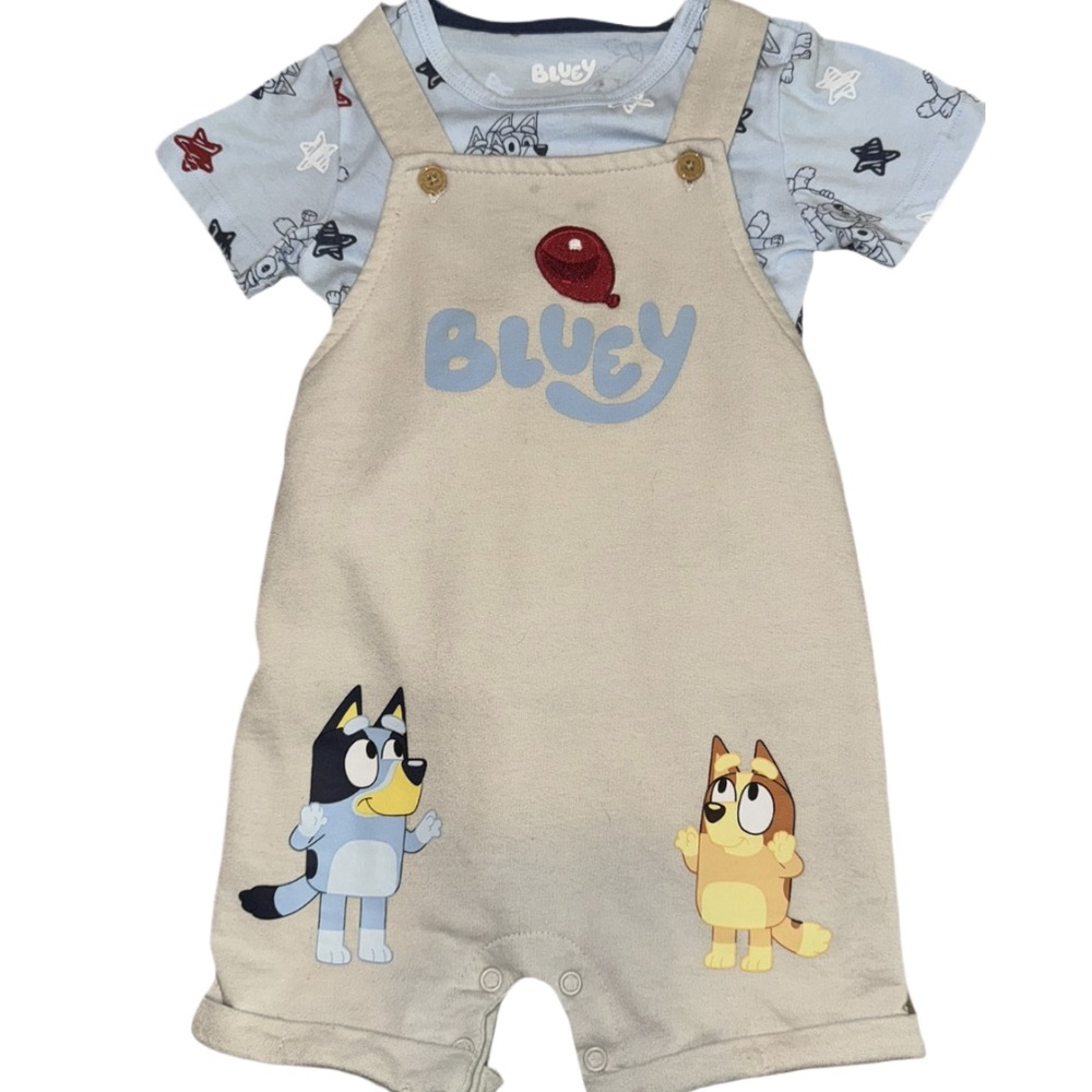 Bluey Overalls with T-Shirt